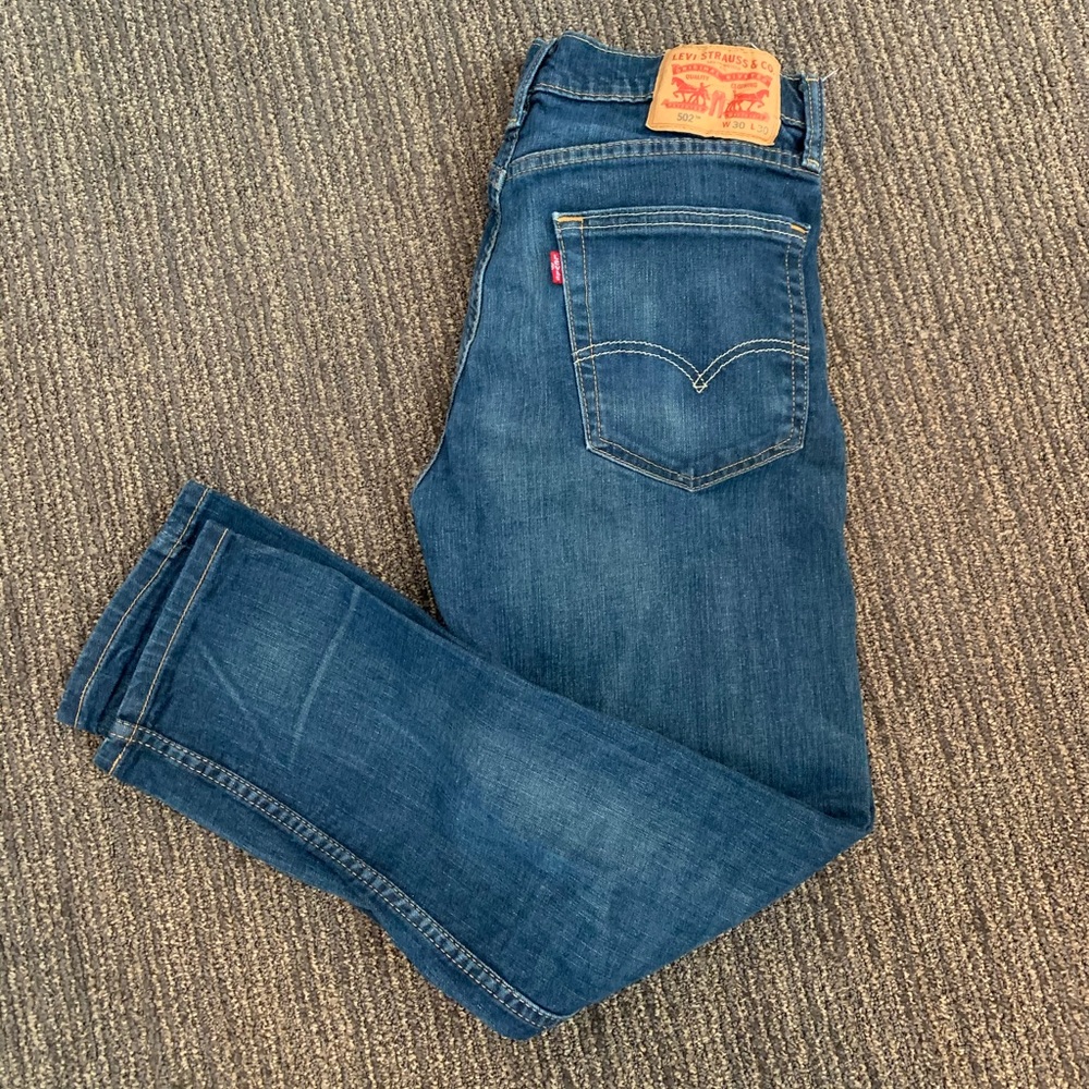 Levi’s 502 Medium Wash jeans, 30x30